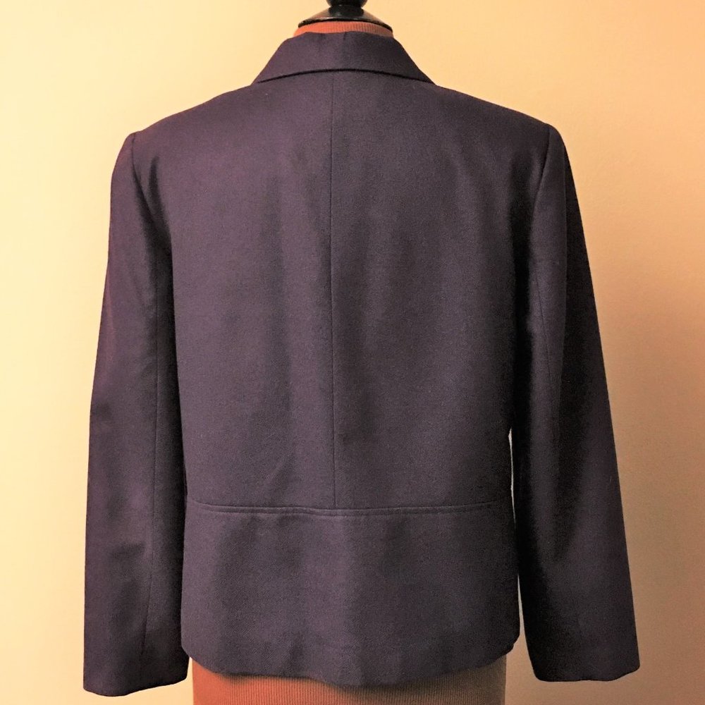 SAG HARBOR PETITE 100% Wool Blazer - Picture 6 of 9